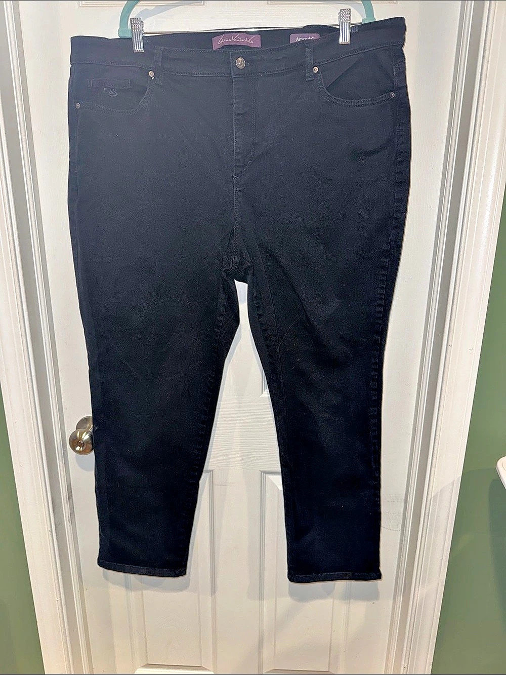 Gloria Vanderbilt Amanda Straight Leg Jeans Size 22W